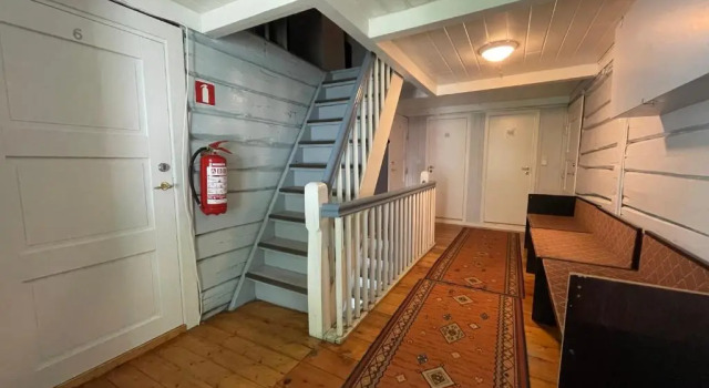 Кровать в общем номере (женский номер) Lofoten Å Hostel