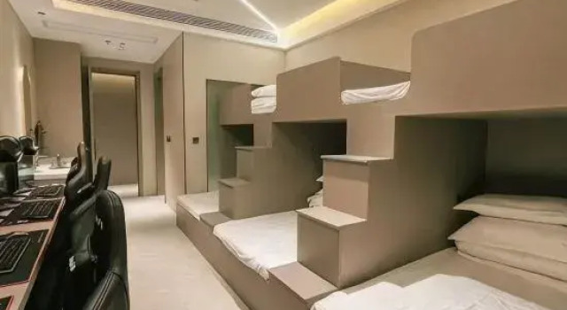 Кровать в общем номере Hanshou Impression Yiyuan Hotel