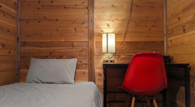 Кровать в общем номере (мужской номер) Yonaguni Hotel Mumbu Sonai