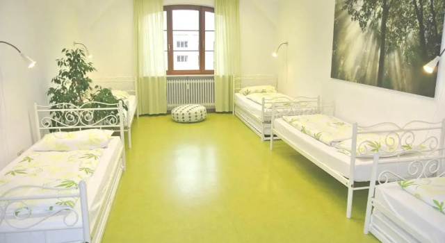 Кровать в общем номере Steffis Hostel Heidelberg
