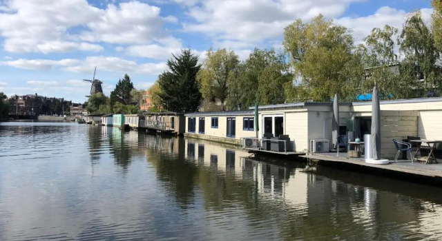 Двухместный номер Deluxe с балконом Houseboat Amsterdam