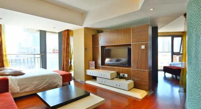 Люкс Deluxe с видом на море Hailan Sea View Holiday Apart-hotel