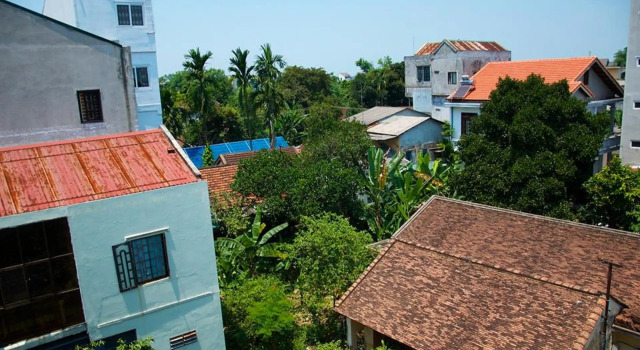 Кровать в общем номере Khe Sanh Homestay