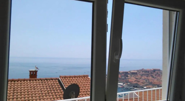 Апартаменты c 1 комнатой Apartment Luna & Lea amazing sea view with private parking