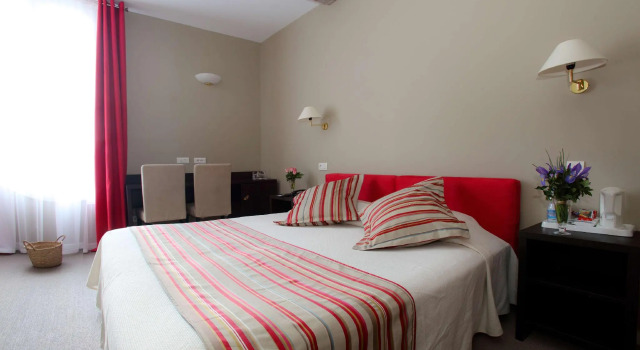 Komfortní Dvoulůžkový s manželskou postelí pokoj Best Western Hotel Le Guilhem