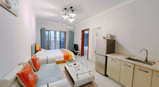 Двухместный люкс Deluxe Nanning Bijiamei Apartment