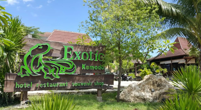 Трёхместный номер Deluxe с балконом и с красивым видом из окна Exotic Komodo Hotel