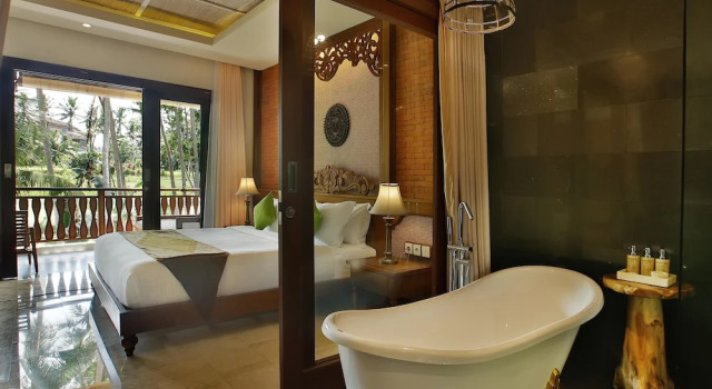 Полулюкс с красивым видом из окна Green Field Resort Ubud