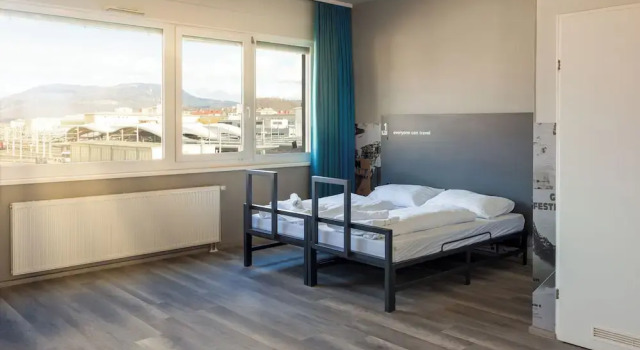 Двухместный номер a&o Graz Hauptbahnhof