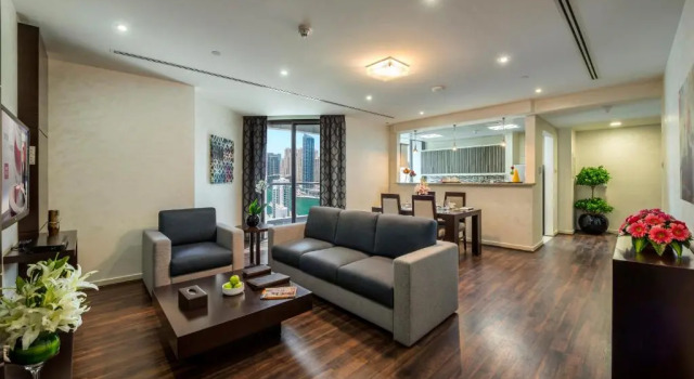 Апартаменты Deluxe с 3 комнатами City Premiere Marina Hotel Apartments
