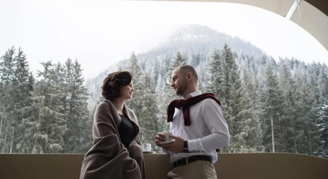 Двухместный номер Superior с видом на окрестности AlpenGold Hotel Davos