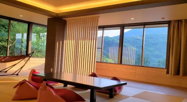 Люкс с видом на горы Unzen Sky Hotel
