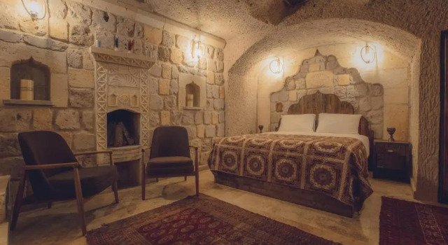 Двухместный номер Deluxe Vasıl Cave Hotel