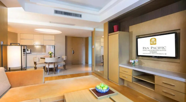 Апартаменты с 2 комнатами Pan Pacific Serviced Suites Ningbo