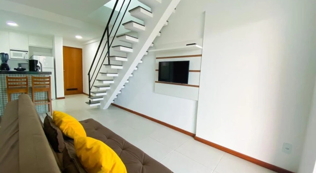 Apartamento Lindo Duplex 2 Suites + 1 Quarto com Vista Mar-  407, Забронировать Апартаменты/квартира Отели штата Рио-де-Жанейро с парковкой, Парковка