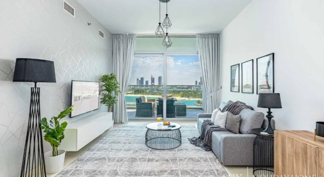 LUX - Opulent Island Suite Burj Khalifa View 1, Забронировать Апартаменты/квартира Пальма Джумейра , рядом с Jumeirah Palm Tram Station