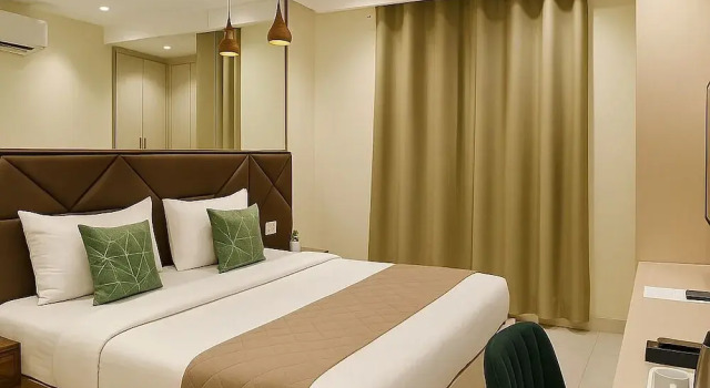 Двухместный номер Deluxe с видом на город Hotel Leo Saffron