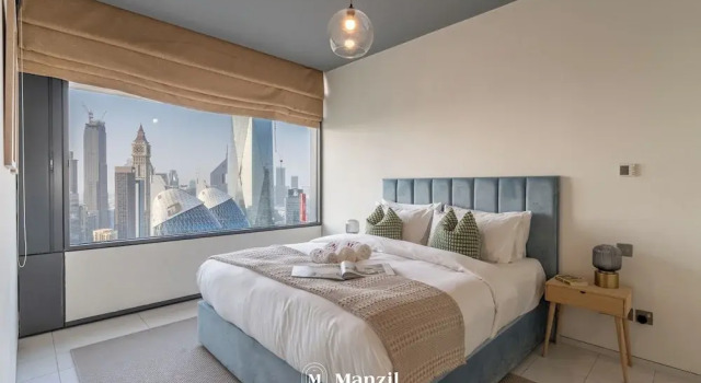 Manzil-1BR Apartment with Skyline Views, Забронировать Апартаменты/квартира Район торговых центров , рядом с Дубайский аквариум