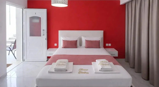 Beachfront Double Room at House Blerina in Sarti, Reserva ahora Apartamento Sithonia Macedonia