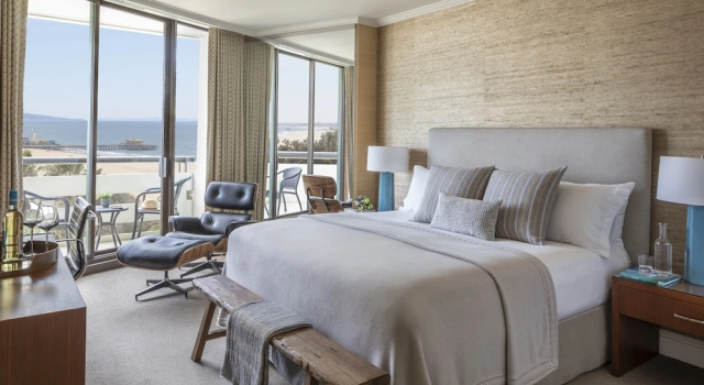 Двухместный номер Premier с балконом и с видом на океан Fairmont Miramar Hotel