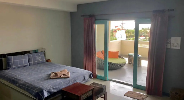 Двухместный номер Deluxe с балконом и с видом на море Mui Ne Hills Budget Hotel