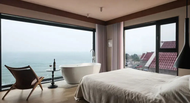 Номер Comfort Qingdao Innland sea-view designer hot spring hotel