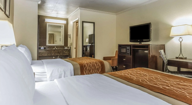Четырёхместный номер Standard Comfort Inn Santa Cruz North