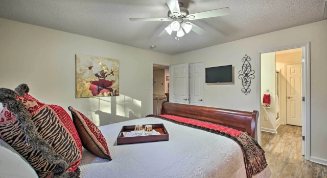 Fire Pit & Grill: Tranquil Retreat in Hot Springs, Boek Vakantiehuis Hot Springs Village Arkansas