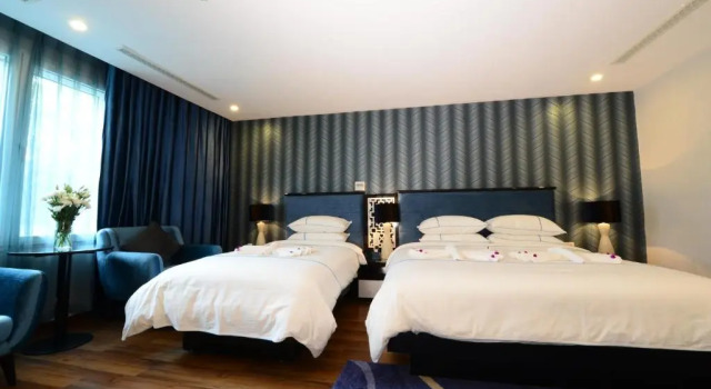 Семейный номер Standard с видом на город Hôtel Le Joyau Bleu Hanoï