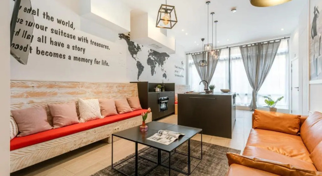 Апартаменты Colorful Apartment in the Center of Ypres