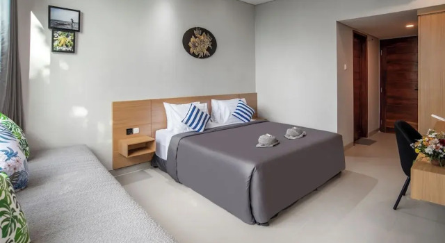Двухместный номер Standard с балконом и с видом на бассейн Bella Residence Pererenan