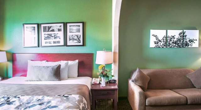 Двухместный люкс Sleep Inn & Suites Gonzales near Palmetto State Park