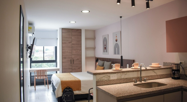 Номер Standard c 1 комнатой с видом на город Hotel Molinos by Growing Group