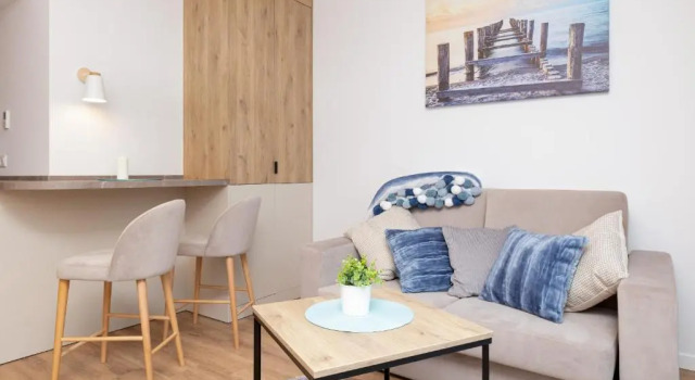 Студия с видом на сад Apartamenty Jantaris by Noclegi Renters