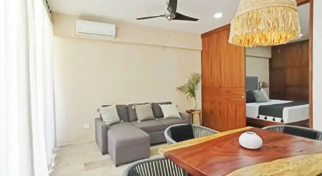106 Amena Cute&Cozy 1 Bdr APT 4.2 km from the beach, Rezervasyon Otel Tulum havuzlu oteller, Yüzme Havuzu