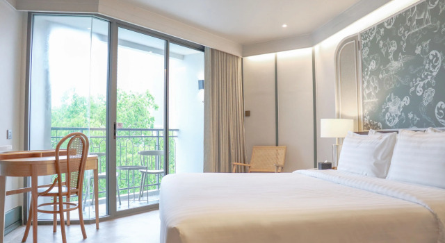Двухместный номер Superior с балконом и с видом на город The Quarter Chaophraya by UHG - Riverfront Hotel, Walk to ICONSIAM