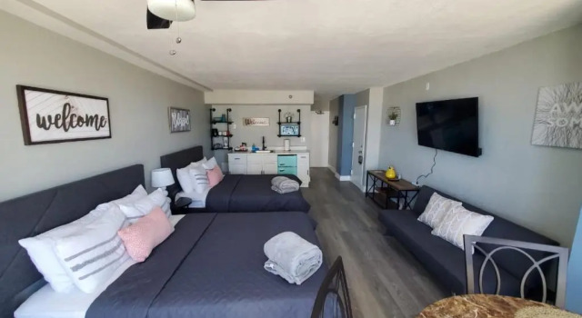 Cozy private Studio with Beautiful view, Buchen Sie Hotel Strand von Daytona Beach USA