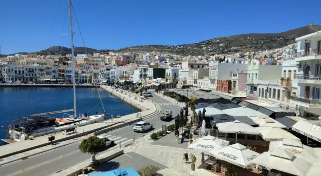 Одноместный номер Standard с видом на море Hotel Aktaion Syros