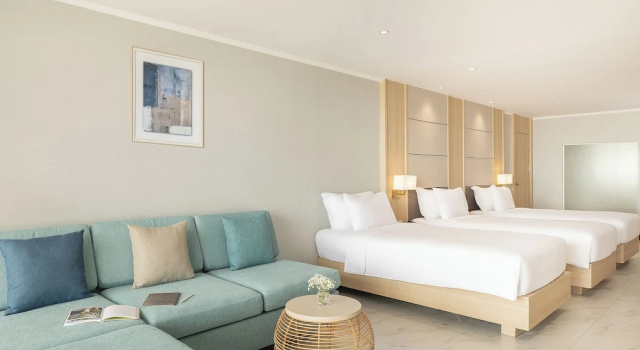 Трёхместный номер Deluxe с видом на море Eastin Resort Rayong