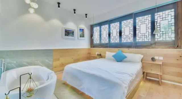 Люкс Дуплекс с видом на внутренний двор Guangyingshu Hostel