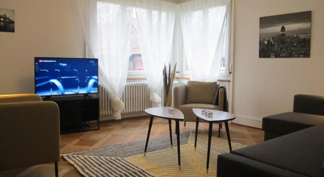 Апартаменты с 2 комнатами с видом на сад Zurich Furnished Apartments