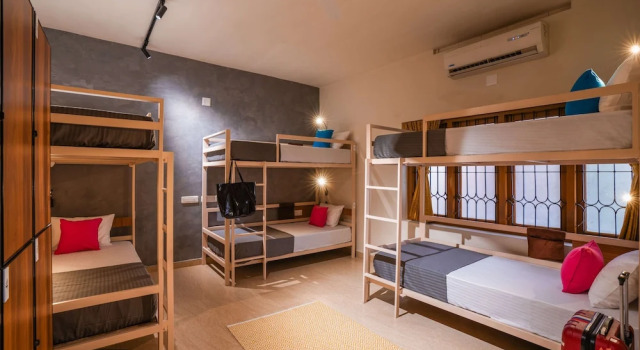 Кровать в общем номере (женский номер) Zostel Kochi, Ernakulam