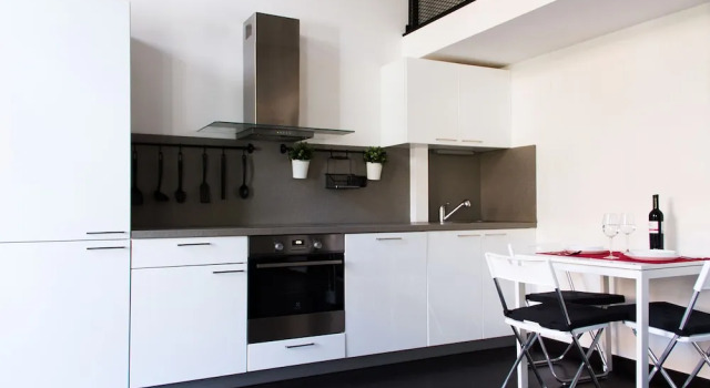 Habitación doble Estándar dúplex con balcón Ricci Apartments