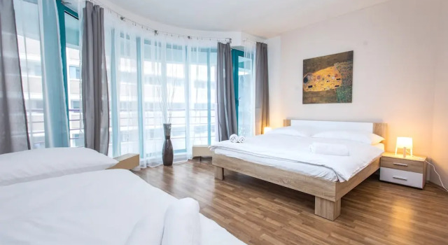 Апартаменты c 1 комнатой с балконом Terrace Hotel Prague