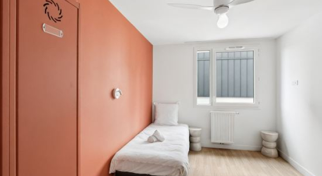Кровать в общем номере All Suites Appart Hôtel - Bassin dArcachon - Dune du Pilat