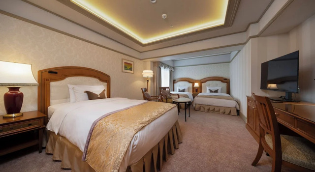 Трёхместный номер Executive South Facing Hotel Nikko Princess Kyoto