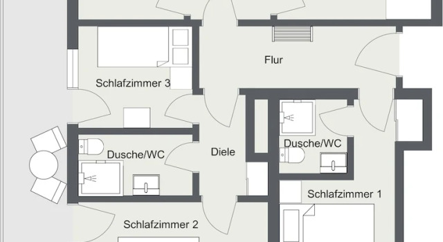 Семейный люкс с 4 комнатами с балконом Angerer Alpine Suiten und Familienappartements Tirol