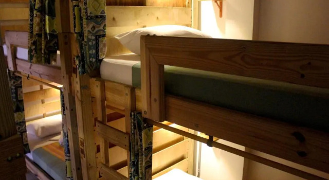 Кровать в общем номере Karibbik Haus Hostel
