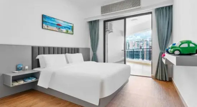 Одноместный семейный люкс Lingshui Yuxuan Exquisite Parent-child Holiday Hotel (Haiyun Plaza Branch)