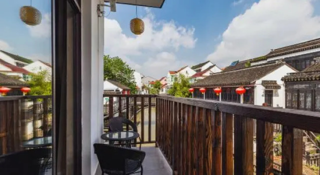 Suite con balcone e con vista sul fiume Blue Hotel